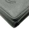 シャネル CHANEL スモールフラップウォレット AP4656 27番台 ブラック ゴールド金具 キャビア レディース 三つ折り財布