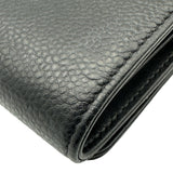 シャネル CHANEL スモールフラップウォレット AP4656 27番台 ブラック ゴールド金具 キャビア レディース 三つ折り財布