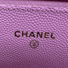 シャネル CHANEL マトラッセチェーンウォレット AP0250 ピンク ゴールド金具 キャビア レディース ショルダーバッグ