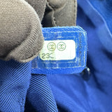 シャネル CHANEL マトラッセ バックパック 23番台 ブルー シルバー金具 ラム レディース リュック・デイパック