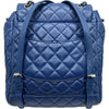シャネル CHANEL マトラッセ バックパック 23番台 ブルー シルバー金具 ラム レディース リュック・デイパック