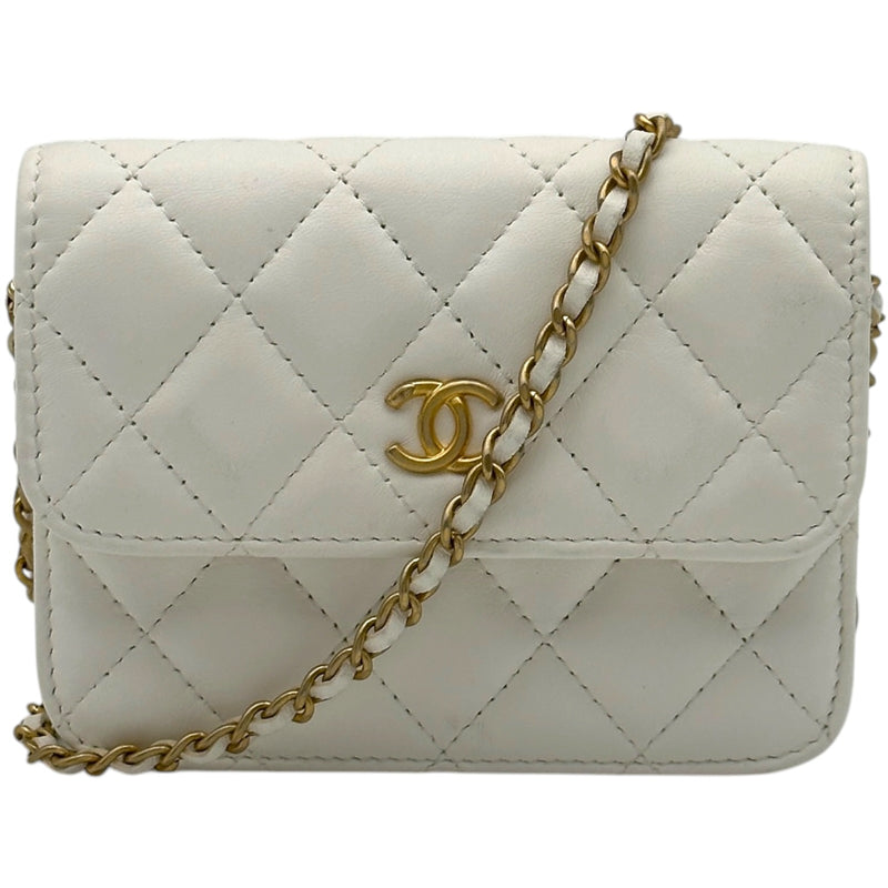 シャネル CHANEL マトラッセミニチェーンウォレット AP1628 30番台