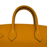 エルメス HERMES バーキン30 P刻印（2012年製） ムスタード シルバー金具 エプソン レディース ハンドバッグ