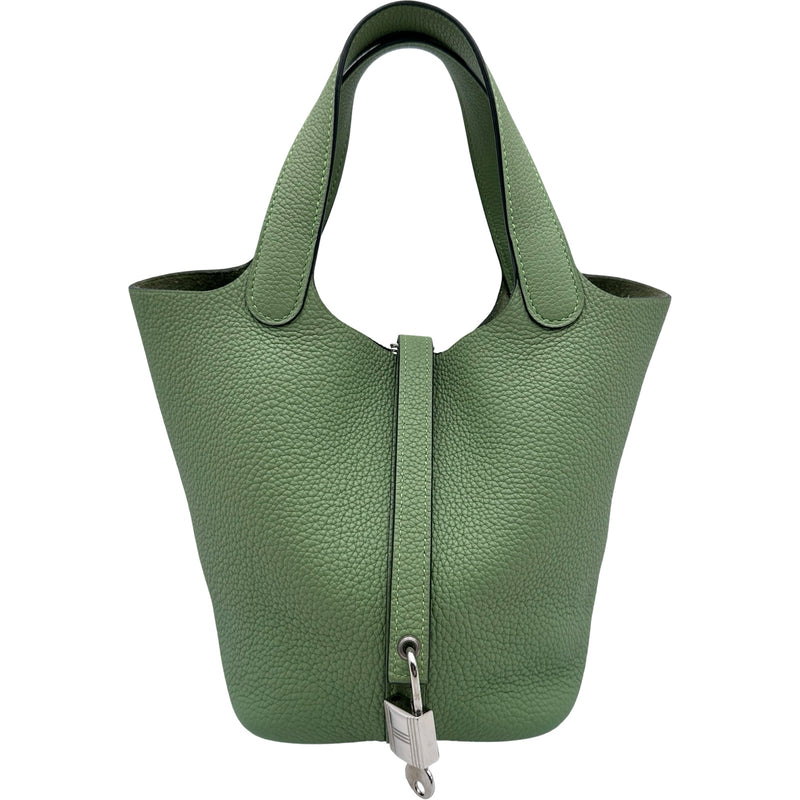 エルメスハンドバッグ エルメス HERMES ピコタンロック PM Y刻印 ヴェールクリケット
