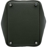 エルメス HERMES ピコタンロック PM A刻印 ヴェールオリーブ シルバー金具 トリヨン レディース ハンドバッグ