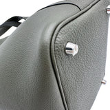 エルメス HERMES ピコタンロック PM A刻印 ヴェールオリーブ シルバー金具 トリヨン レディース ハンドバッグ