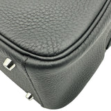 エルメス HERMES ミニリンディ G刻 ブラック シルバー金具 トリヨン レディース ショルダーバッグ