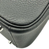 エルメス HERMES ミニリンディ G刻 ブラック シルバー金具 トリヨン レディース ショルダーバッグ
