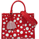 ルイ・ヴィトン LOUIS VUITTON オンザゴー PM 草間彌生コラボ M46412 レッド アンプラント レディース ショルダーバッグ