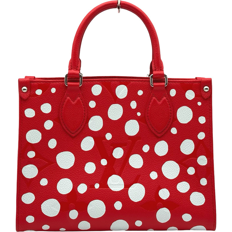 ルイ・ヴィトン LOUIS VUITTON オンザゴーPM 草間彌生コラボ M46412 レッド/ホワイト モノグラム・アンプラント レディース ショルダーバッグ ルイ・ヴィトン LOUIS VUITTON オンザゴー PM 草間彌生コラボ M46412