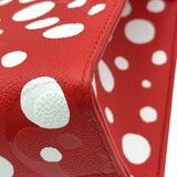 ルイ・ヴィトン LOUIS VUITTON オンザゴー PM 草間彌生コラボ M46412 レッド アンプラント レディース ショルダーバッグ
