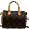 ルイ・ヴィトン LOUIS VUITTON ナノ・スピーディ M81085 ブラウン モノグラム レディース ショルダーバッグ