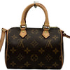 ルイ・ヴィトン LOUIS VUITTON ナノ・スピーディ M81085 ブラウン モノグラム レディース ショルダーバッグ