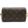 ルイ・ヴィトン LOUIS VUITTON ナノ・スピーディ M81085 ブラウン モノグラム レディース ショルダーバッグ