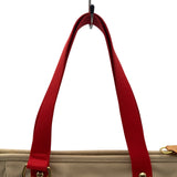 ルイ・ヴィトン LOUIS VUITTON カバMM M40035 ベージュ/レッド キャンバス レディース トートバッグ