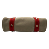 ルイ・ヴィトン LOUIS VUITTON カバMM M40035 ベージュ/レッド キャンバス レディース トートバッグ