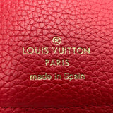 ルイ・ヴィトン LOUIS VUITTON ポルトフォイユ・ドゥブルV コンパクト M64419 レッド/ブラウン モノグラム/レザー レディース 三つ折り財布