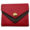 ルイ・ヴィトン LOUIS VUITTON ポルトフォイユ・ドゥブルV コンパクト M64419 レッド/ブラウン モノグラム/レザー レディース 三つ折り財布
