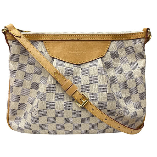 ルイ・ヴィトンN41113 ルイ・ヴィトン LOUIS VUITTON シラクーサPM N41113 ホワイト ダミエ