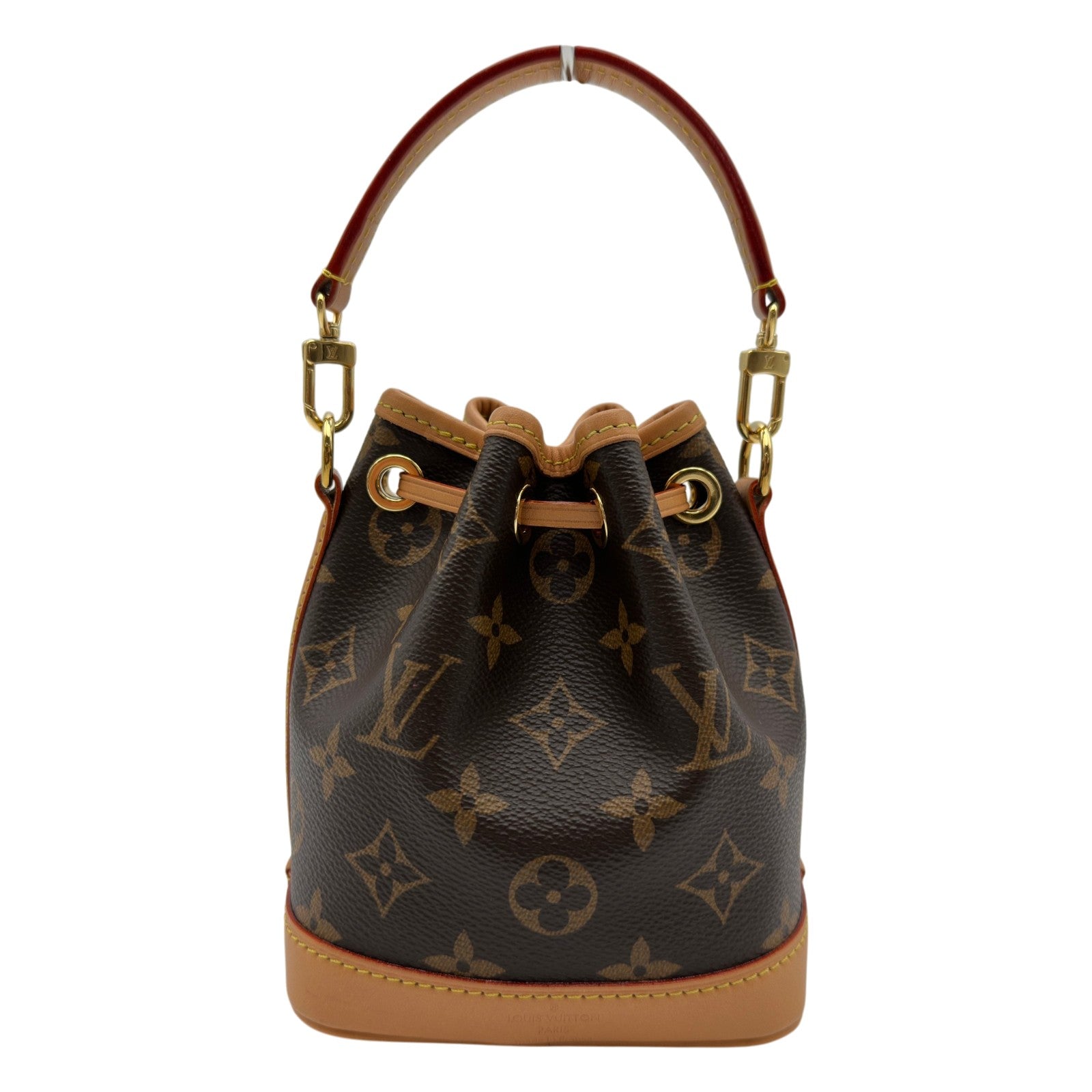ルイ・ヴィトン LOUIS VUITTON ナノ・ノエ M81266 ブラウン モノグラム ルイ・ヴィトン LOUIS VUITTON ナノ・ノエ M81266 ブラウン モノグラム