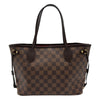 ルイ・ヴィトン LOUIS VUITTON ネヴァーフルPM N51109 ブラウン ダミエ/レザー レディース トートバッグ
