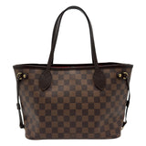 ルイ・ヴィトン LOUIS VUITTON ネヴァーフルPM N51109 ブラウン ダミエ/レザー レディース トートバッグ