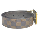 ルイ・ヴィトン LOUIS VUITTON サンチュール・アンヴァントゥール90cm M9677U ブラウン ダミエ メンズ ベルト