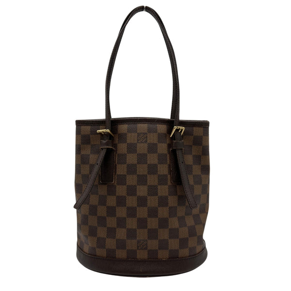 ルイヴィトン ダミエ マレ N42240 トートバッグ ブラウン　茶色　鑑定済 ルイ・ヴィトン LOUIS VUITTON マレ N42240 ブラウン ダミエ/レザー
