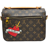 ルイ・ヴィトン LOUIS VUITTON ポシェット・メティスMM M43991 ブラウン モノグラムキャンバス/パッチーズ レディース ショルダーバッグ