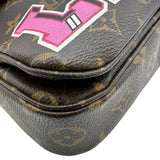 ルイ・ヴィトン LOUIS VUITTON ポシェット・メティスMM M43991 ブラウン モノグラムキャンバス/パッチーズ レディース ショルダーバッグ