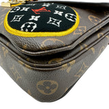 ルイ・ヴィトン LOUIS VUITTON ポシェット・メティスMM M43991 ブラウン モノグラムキャンバス/パッチーズ レディース ショルダーバッグ