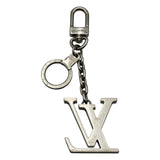 ルイ・ヴィトン LOUIS VUITTON ポルトクレ・LV イニシャル M65071 シルバー メタル レディース チャーム