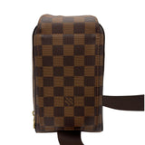 ルイ・ヴィトン LOUIS VUITTON ジェロニモス N51994 ブラウン ダミエ/レザー メンズ ボディバッグ