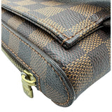 ルイ・ヴィトン LOUIS VUITTON ジェロニモス N51994 ブラウン ダミエ/レザー メンズ ボディバッグ