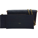 ルイ・ヴィトン LOUIS VUITTON ポシェット・フェリシー M64099 ネイビー モノグラム・アンプラント レディース ショルダーバッグ