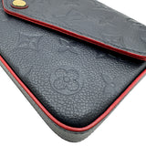 ルイ・ヴィトン LOUIS VUITTON ポシェット・フェリシー M64099 ネイビー モノグラム・アンプラント レディース ショルダーバッグ
