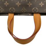 ルイ・ヴィトン LOUIS VUITTON ショッパー・トートMM M13928 ブラウン モノグラム/レザー レディース トートバッグ