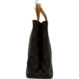 ルイ・ヴィトン LOUIS VUITTON ショッパー・トートMM M13928 ブラウン モノグラム/レザー レディース トートバッグ