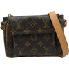 ルイ・ヴィトン LOUIS VUITTON ヴィバシテPM M511665 ブラウン モノグラム・キャンバス レディース ショルダーバッグ