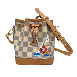 ルイ・ヴィトン LOUIS VUITTON ナノ・ノエ ヴィヴィエンヌ N40511 ホワイト ダミエ・アズール レディース ショルダーバッグ