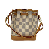 ルイ・ヴィトン LOUIS VUITTON ナノ・ノエ ヴィヴィエンヌ N40511 ホワイト ダミエ・アズール レディース ショルダーバッグ