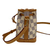 ルイ・ヴィトン LOUIS VUITTON ナノ・ノエ ヴィヴィエンヌ N40511 ホワイト ダミエ・アズール レディース ショルダーバッグ