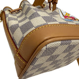 ルイ・ヴィトン LOUIS VUITTON ナノ・ノエ ヴィヴィエンヌ N40511 ホワイト ダミエ・アズール レディース ショルダーバッグ