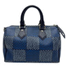 ルイ・ヴィトン LOUIS VUITTON スピーディ・バンドリエール25 N40691 ネイビー ダミエヘリテージ/レザー メンズ ショルダーバッグ