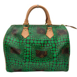 ルイ・ヴィトン LOUIS VUITTON スピーディ30 草間彌生 M40694 ヴェール モノグラムタウン/レザー レディース ボストンバッグ