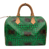 ルイ・ヴィトン LOUIS VUITTON スピーディ30 草間彌生 M40694 ヴェール モノグラムタウン/レザー レディース ボストンバッグ