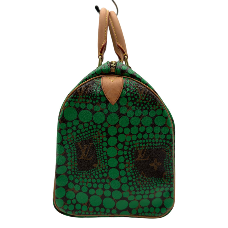 ルイ・ヴィトン LOUIS VUITTON スピーディ30 草間彌生 M40694 ヴェール