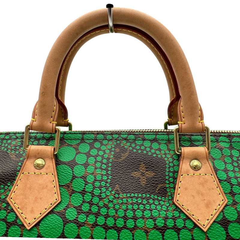 ルイ・ヴィトン LOUIS VUITTON スピーディ30 草間彌生 M40694 ヴェール