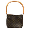 ルイ・ヴィトン LOUIS VUITTON ルーピングMM M51146 ブラウン モノグラム・キャンバス レディース ショルダーバッグ