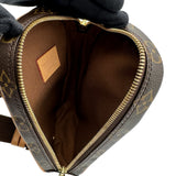 ルイ・ヴィトン LOUIS VUITTON ポシェット・ガンジュ M51870 ブラウン モノグラム/レザー メンズ ボディバッグ
